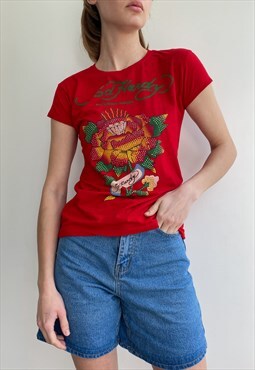 Vintage Ed Hardy by Christian Audigier Y2K Tee