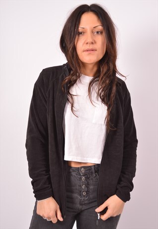 VINTAGE CALVIN KLEIN FLEECE JACKET BLACK