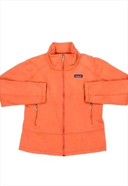 Original Orange Patagonia Fleece Retro Full Zip M