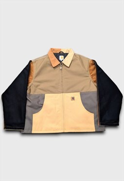 Vintage Upcycled Reworked Patchwork Carhartt Detroit Jacket