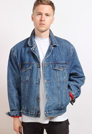 VINTAGE FLEECE LINED DENIM JACKET