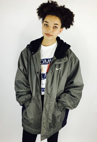 nike genuine fur coats & jackets