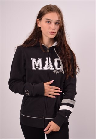 VINTAGE CHAMPION MACALESTER HOODIE SWEATER BLACK