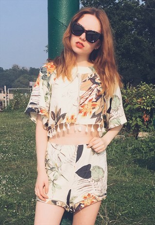 TROPICAL CO-ORD TWIN SET