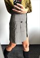 MINI HOUNDSTOOTH SKIRT 
