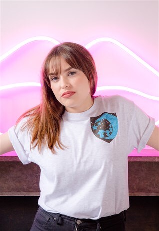 FAIRY CREST ASH GREY TEE