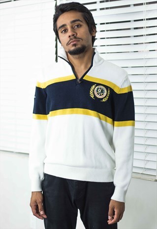 VINTAGE NAUTICA T-SHIRT LOGO 90S S 19.7
