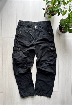 Vintage workwear tactical cargo pants painted