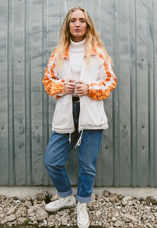 VINTAGE 90S LONGLINE OVERSIZE SHELL JACKET