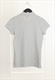 VINTAGE U.S.POLO ASNN LOGO POLO SHIRT GREY