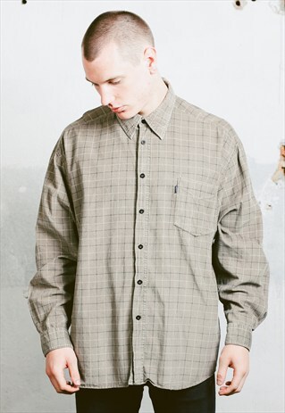 VINTAGE PLAID CORDUROY SHIRT