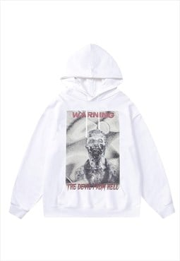 Zombie hoodie monster pullover premium grunge jumper 