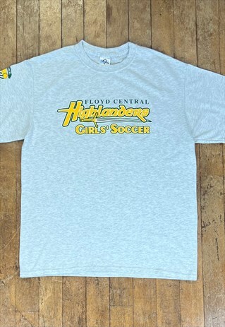 Grey Print T - Shirt  