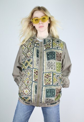 VINTAGE 90S BOMBER JACKET SIZE M