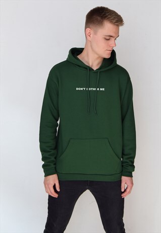 GREEN DON'T BOTHER ME (WHITE) HOODIE