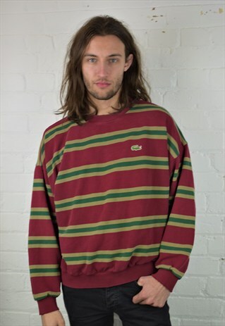 VINTAGE 90'S LACOSTE STRIPED TOP