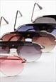 AVIATOR STAR SUNGLASSES - BROWN