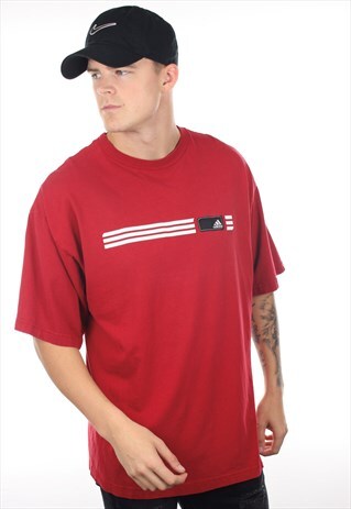 VINTAGE ADIDAS GRAPHIC T SHIRT TEE