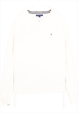 Vintage 90's Tommy Hilfiger Jumper / Sweater Long Sleeve V