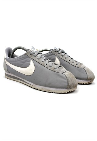 grey nike cortez mens