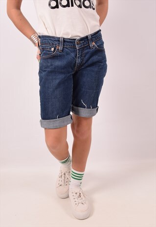 VINTAGE LEVI'S DENIM SHORTS BLUE