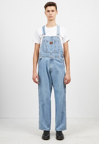 VINTAGE BLUE WILD JEANS DENIM JEANS DUNGAREES