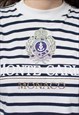VINTAGE MONTE CARLO T-SHIRT MONACO MARINE STRIPED NAUTICAL