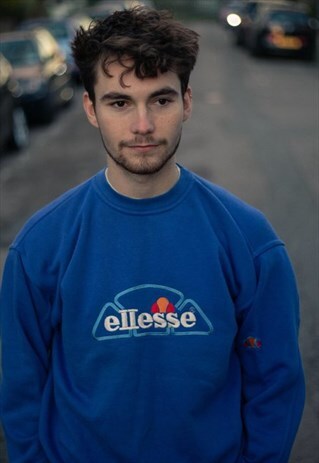 CLASSIC ELLESSE SWEATSHIRT IN LOVELY ROYAL BLUE COLOURWAY