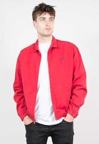 RALPH LAUREN RED BOMBER JACKET