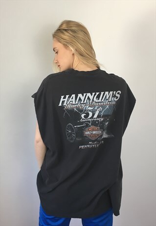 VINTAGE 90S RARE HARLEY-DAVIDSON OVERSIZED T SHIRT UNISEX