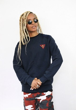 GUESS CREW NECK JUMPER SWEATER SWEATSHIRT