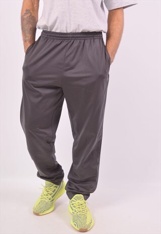 VINTAGE DIADORA TRACKSUIT TROUSERS BLACK