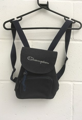 VINTAGE 90'S CHAMPION DENIM TINY RUCKSACK