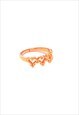 GOLD HEART OF HEARTS RING