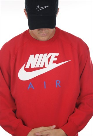 VINTAGE NIKE AIR BIG LOGO SWEATSHIRT JUMPER