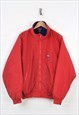 Vintage Insulated Jacket Red Large