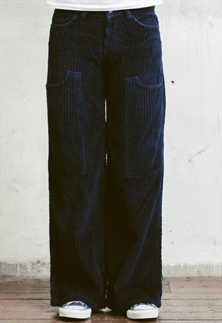VINTAGE 70S WIDE LEG CORDUROY TROUSERS