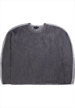 Vintage  Calvin Klein Jumper / Sweater Crewneck Grey XLarge