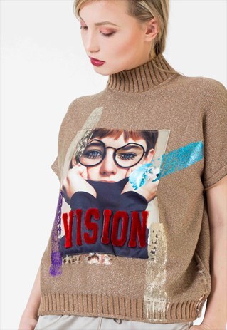CANDANCES SWEATER GOLD