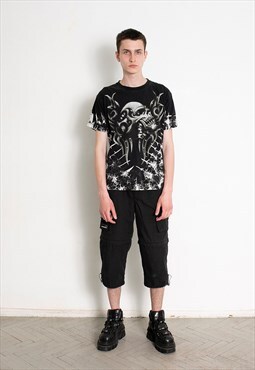 Vintage 90s Grunge T Shirt Beaded