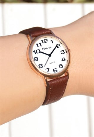 Classic Style Rose Gold Watch