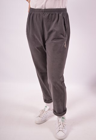 VINTAGE DIADORA TRACKSUIT TROUSERS GREY