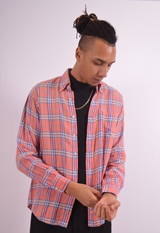 VINTAGE BURBERRY SHIRT CHECK PINK