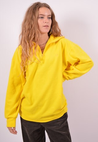 VINTAGE SERGIO TACCHINI FLEECE JUMPER YELLOW