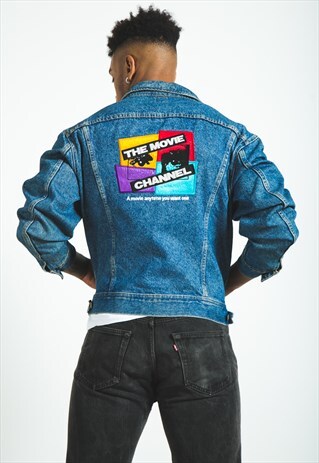 VINTAGE 80S ORIGINAL LEE BASIC DENIM JACKET/ S7059