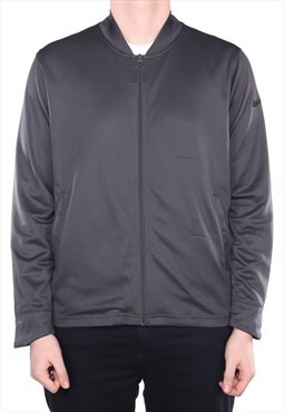Nike - Grey Zipped Sweatshirt Jacket - Large