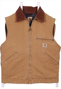 Vintage 90's Carhartt Workwear Jacket Vest Sleeveless