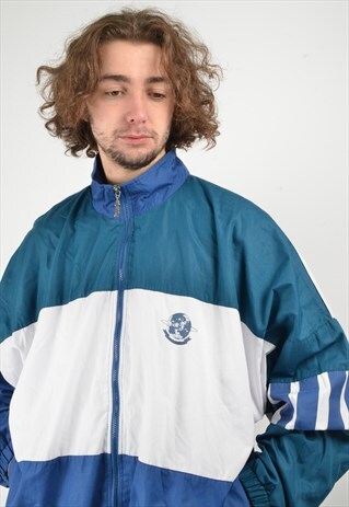 VINTAGE 80'S BAGGY FIT SHELL JACKET LOUD