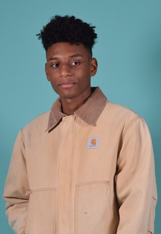 VINTAGE CARHARTT TAN CANVAS JACKET