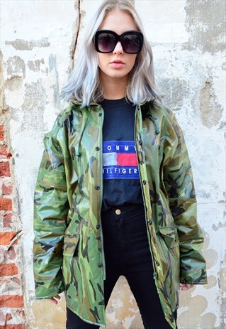 VINTAGE MORO RAIN JACKET